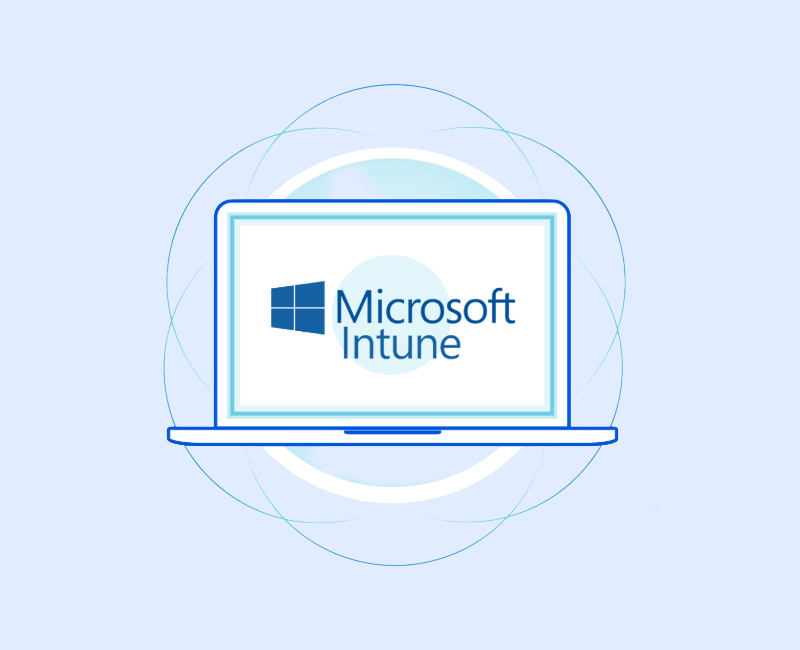 Microsoft Intune device management dashboard